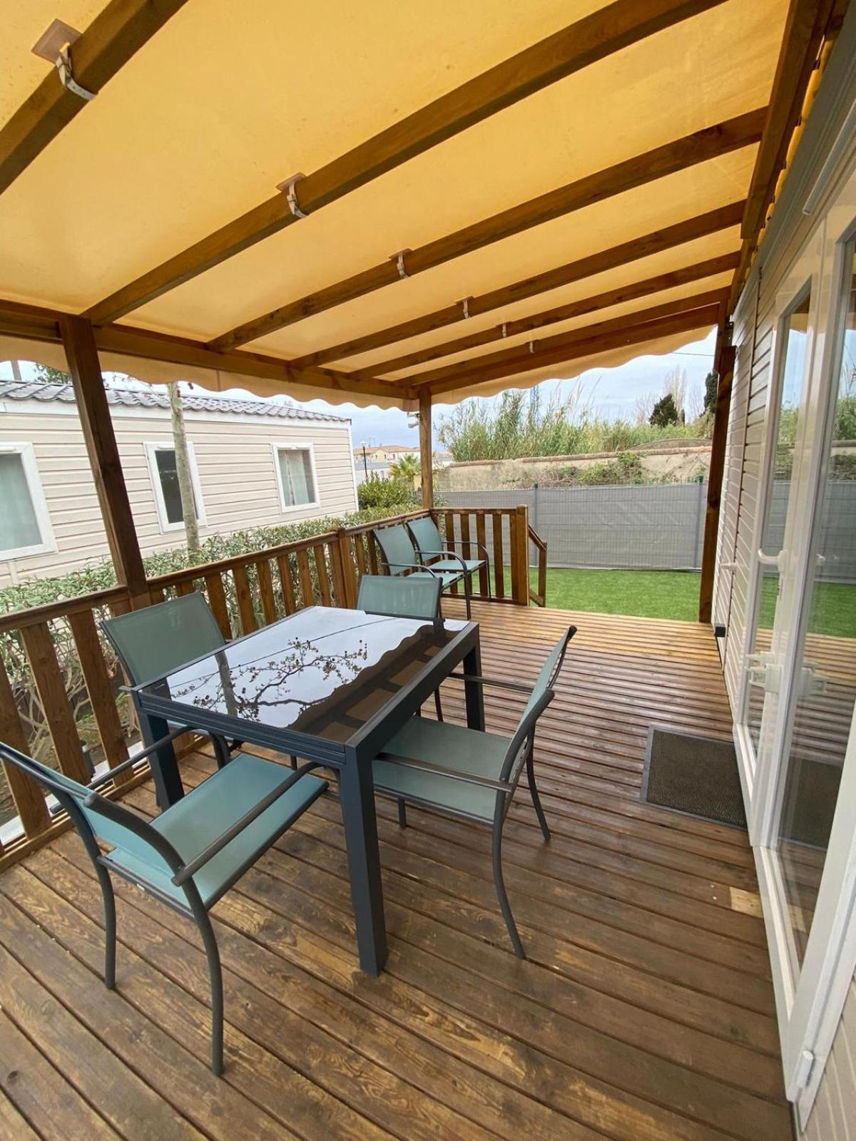 Mobil Home Familial Neuf De 2024 Pour 8 Personnes Valras-Plage Exterior photo